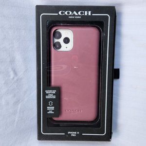 Coach New York Purple Apple iPhone 11 Pro Case